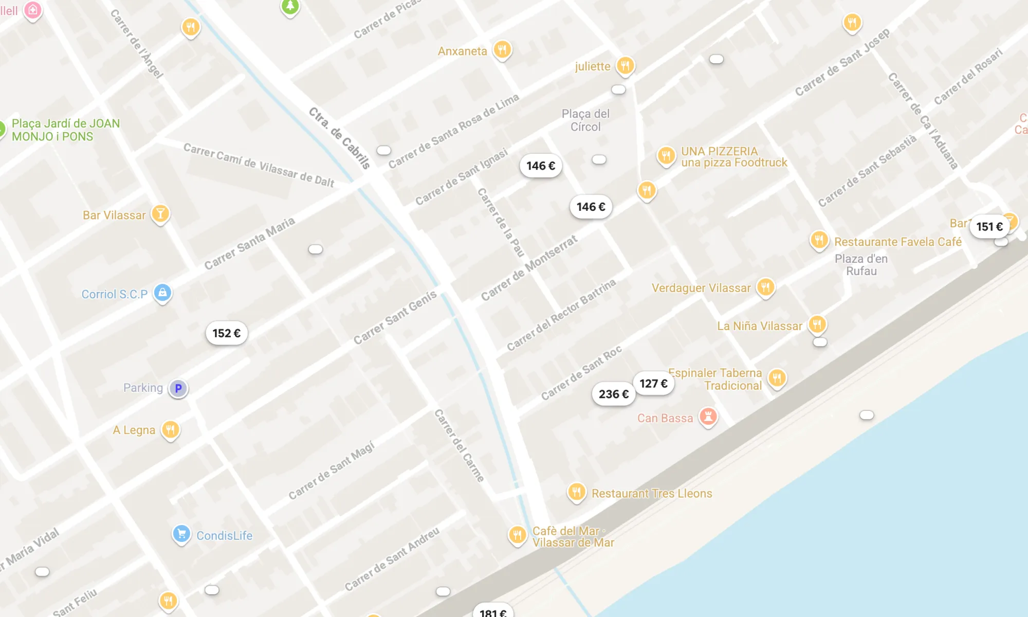 POIs and Landmarks visibility